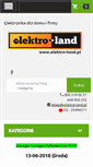 Mobile Screenshot of elektro-land.pl